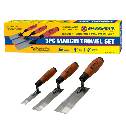 Marksman 3pc margin trowel set - 3pc,