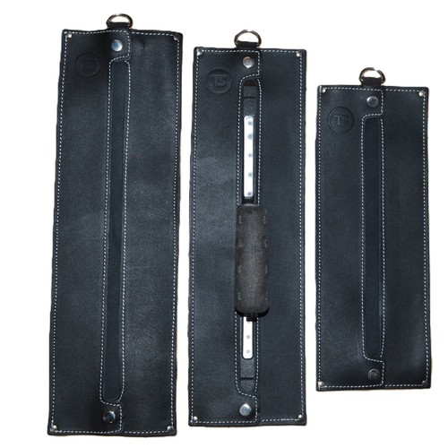 Black leather plaster - ts,