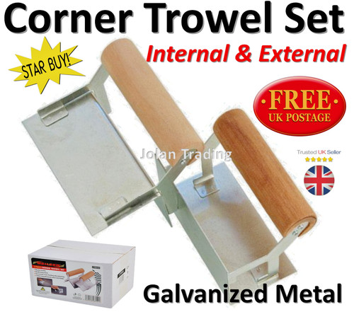 Plastering corner trowel set - plastering,