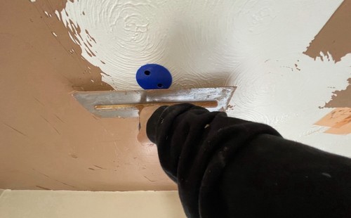 Plasterers mate spotlight hole - spotlight,
