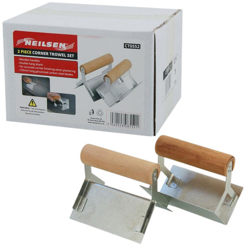 Plastering corner trowel set - corner,