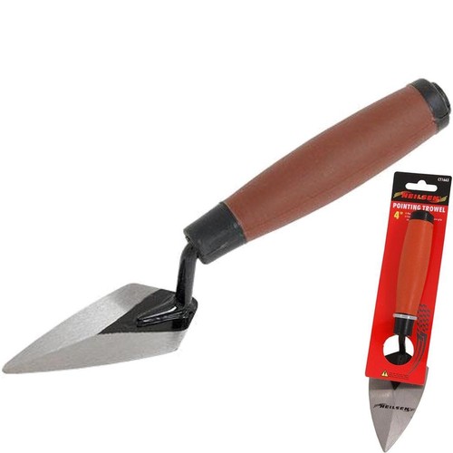 Rubber grip pointing trowel - rubber,