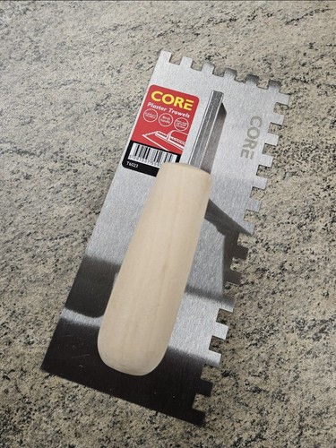 Notched plaster trowel 120 - plaster,